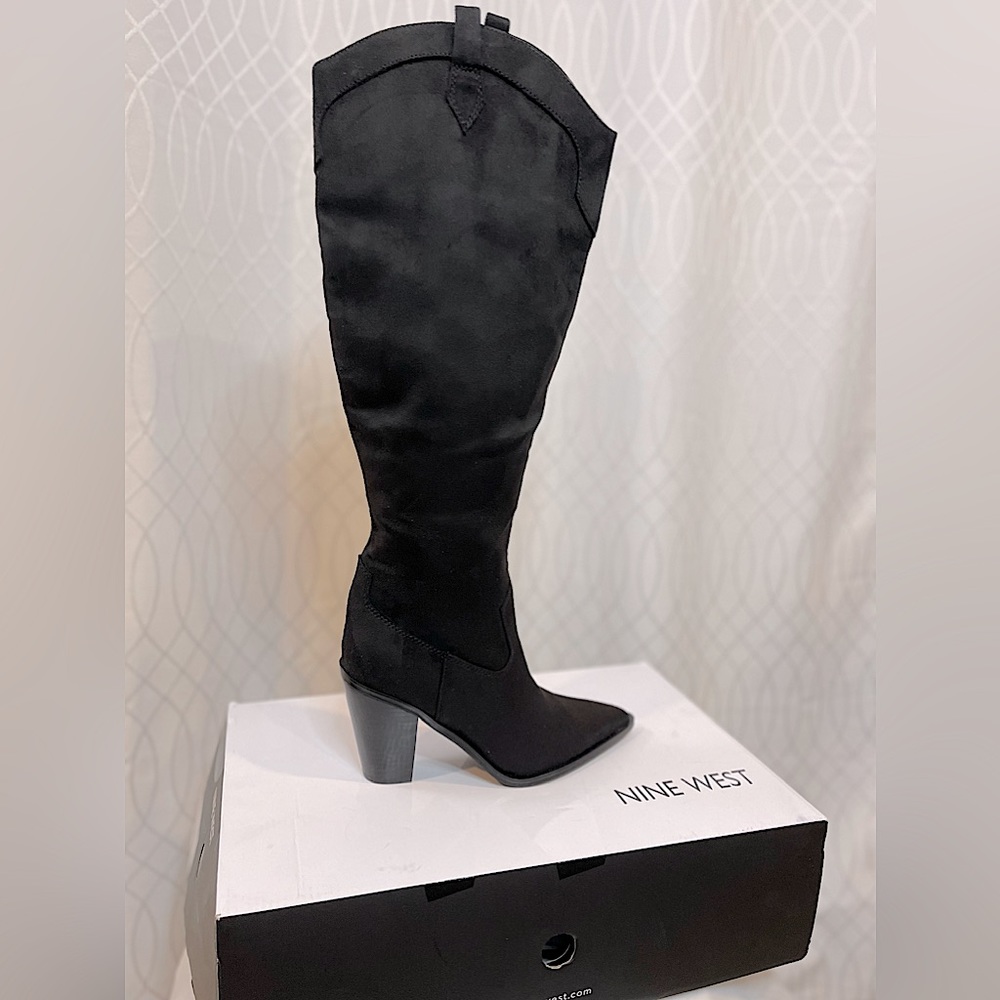 Nine West Suede Knee High Boots